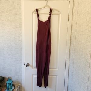 Mono B Burgundy Jumpsuit Size L BNWT